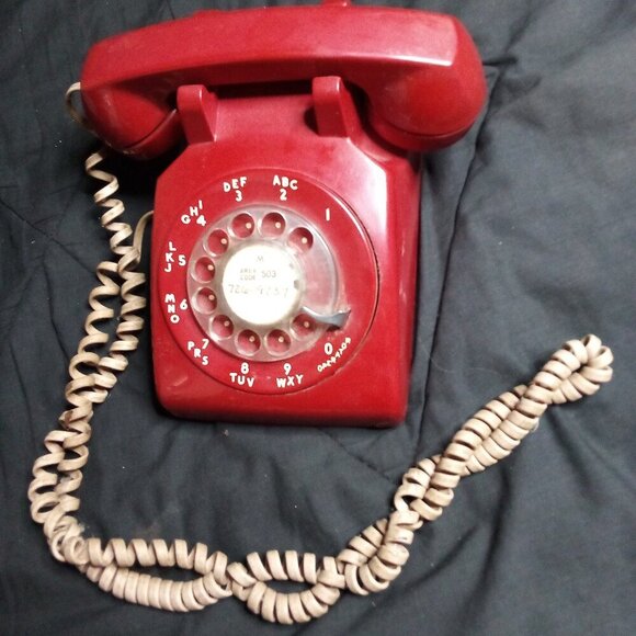 Other - Vintage Western Electric Bell System Dial Phone Rotary Red